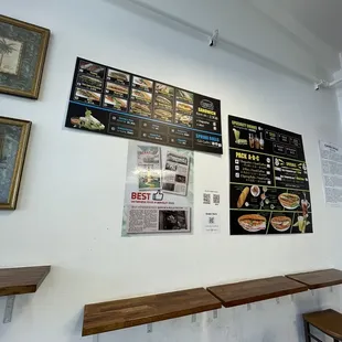 sushi and sashimi, interior
