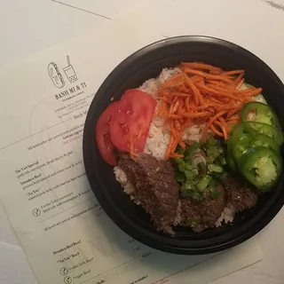 Drunken Beef Bowl