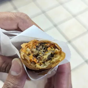 Inside the egg roll