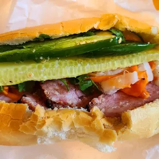 Grilled Pork Sandwich