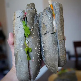 Charcoal banh mi
