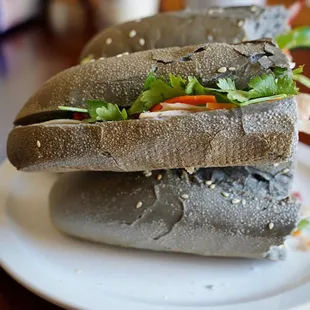 Charcoal banh mi