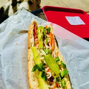 to go - chicken banh mi