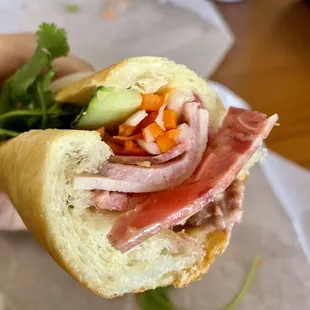 Banh Mi Sandwich #1. Blvd Special Sandwich - COMBINATION VIETNAMESE COLD CUTS WITH PATE