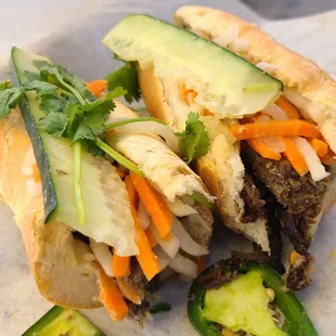 Lemongrass Beef Banh Mi