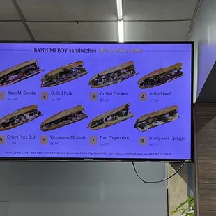 menu, sushi and sashimi