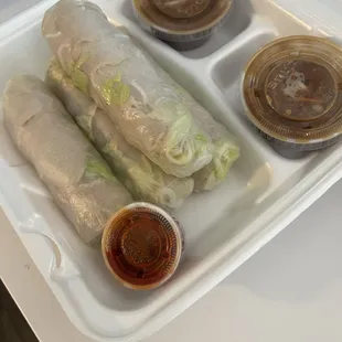 Pork Summer Rolls at Pho Cali $10.00