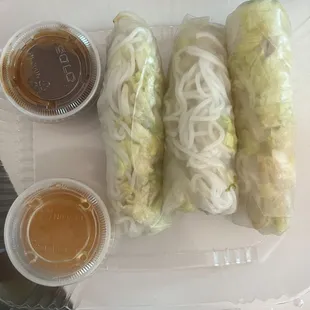 Pork Summer Rolls at Banh Mi Boy $9.75