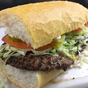 Hamburger Po Boy