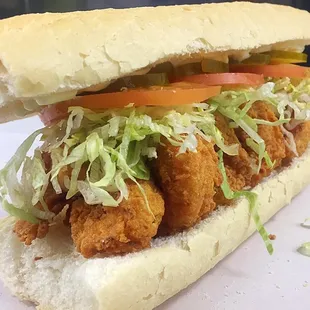Fried Shrimp Po Boy