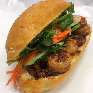 Grilled Shrimp Banh Mi