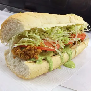 Oyster Rockefeller Po'boy