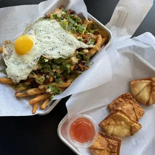K K-Town Fries Crab Rangoon