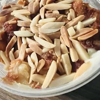 White Chocolate Almond Bread Pudding