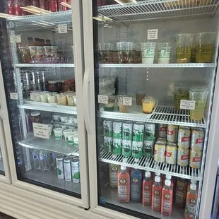 Grab n go drinks and desserts