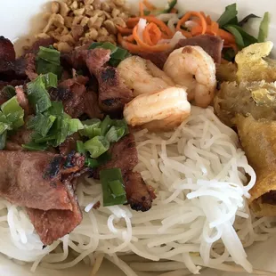 Bun Tom Thit Nuong Cha Gio