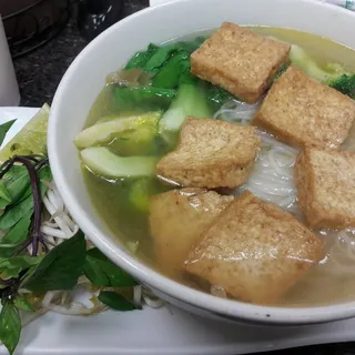 23. Tofu and Vegetable Noodle Soup