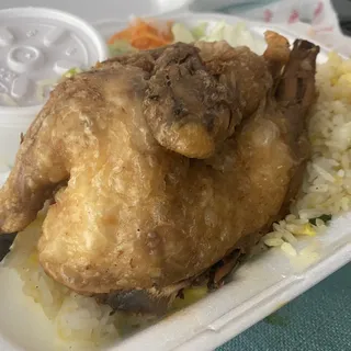 53 Fried Rice with Cornish Hen