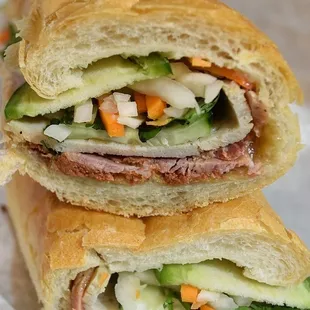 a cut in half sandwich