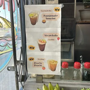 some drink options they have