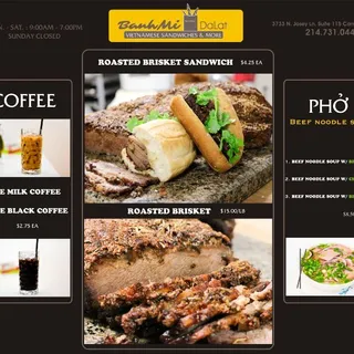 Roasted Brisket Sandwich