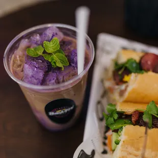 Breakfast &amp; Coffee.   ** A balanced diet is coffee and banh mi each hand.