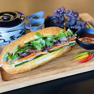 Grilled Pork Banh Mi. Everyone favorite