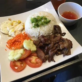 Grilled Pork Rice Plate