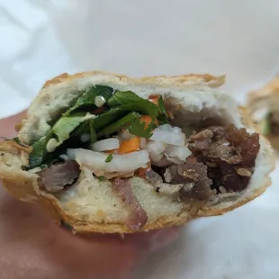 Grilled pork banh mi