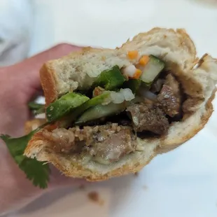 Chicken banh mi