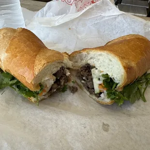 Grilled Beef Banh Mi