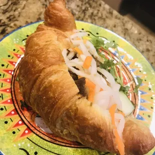 Croissant Grilled Pork Banh mi is life changing