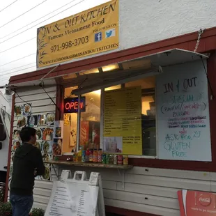 Front of the Food Cart