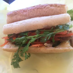 Chicken Bahn Mi Sandwich