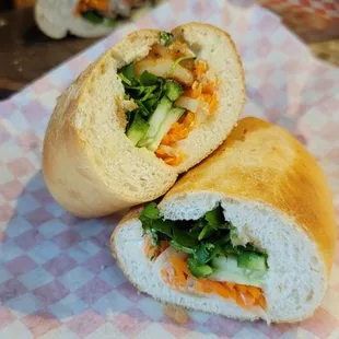 Shrimp banh mi