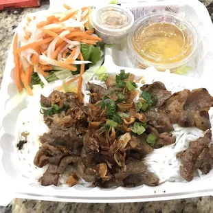 bun thit nuong- grilled pork vermicelli
