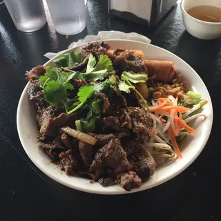 Lemongrass Beef Vermicelli Rice Noodle Dinner