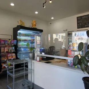 Inside ordering counter