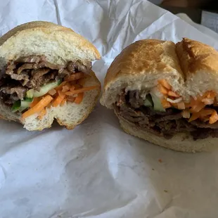 Baked Pork Sandwiches
