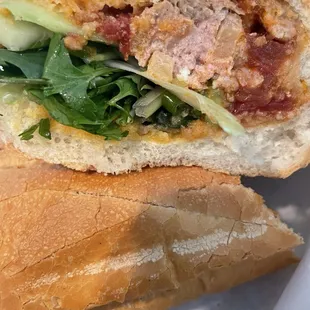 Meatball banh mi