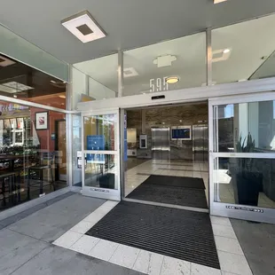 Entry to the medical building