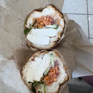 Gingery Tofu Sandwich (Vegan)