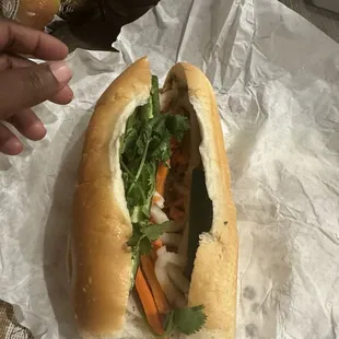 Vietnamese pork banh mi