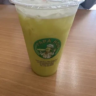 Fresh sugar cane drink