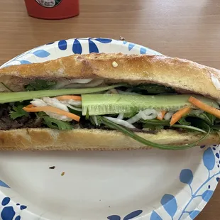 Beef banh mi
