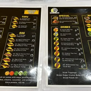 menu, burritos and wraps