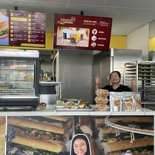 Sweet and kind lady behind the counter. Her name is Annie.