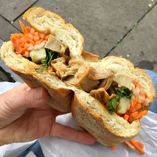 Vegetarian Chicken Sandwich