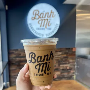 iced vietnamese coffee -- ca phe sua da ($4.25)