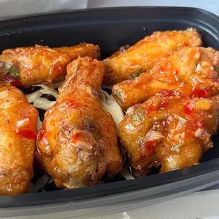 bbq wings, fried chicken, poultry, fried chicken wings, chicken wings, chicken, chicken wings and fried chicken, food, bbq chicken